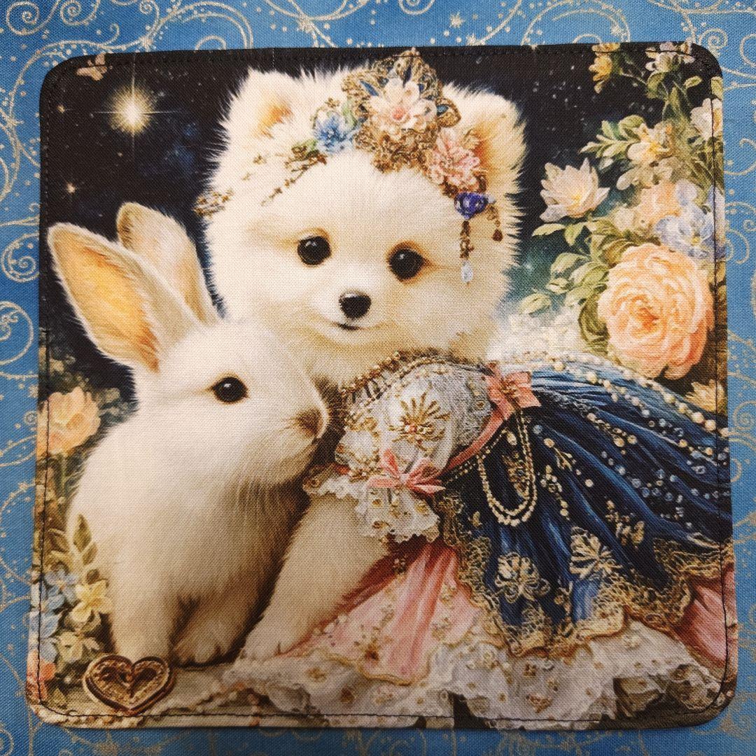 yourelia 　4重ハンカチ　ネコちゃん柄　18枚