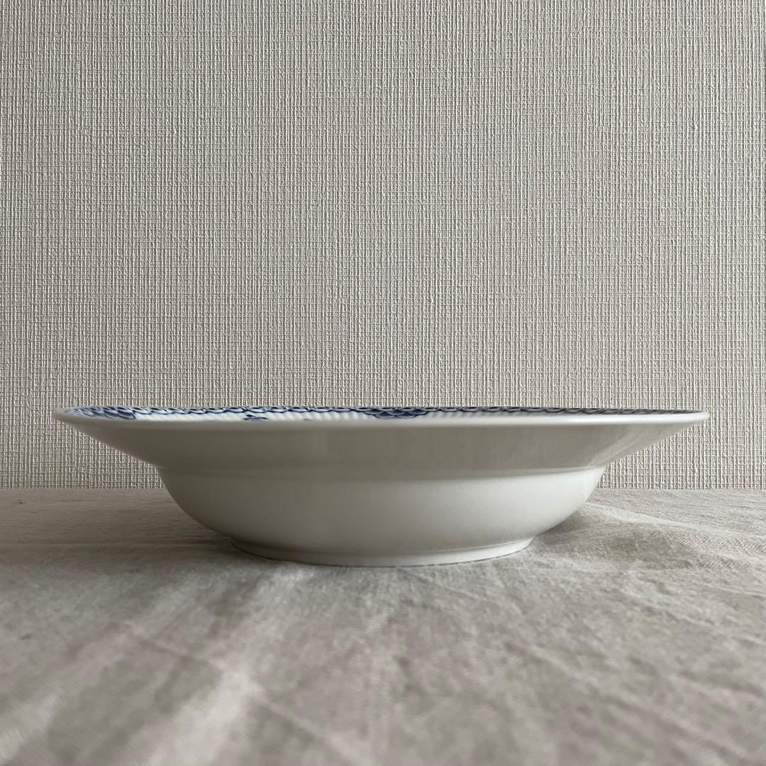 ロイヤルコペンハーゲン ブルーフルテッド ハーフレース 深皿 パスタ皿