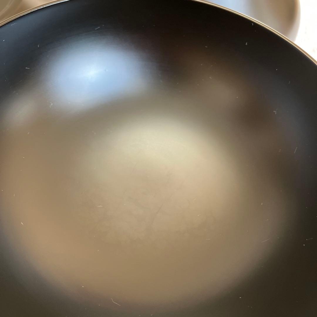応量器　漆器　秀衡塗　正法寺椀　黒　無地
