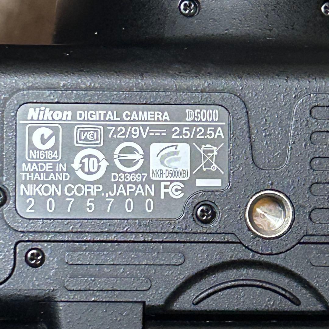 稼働品　ニコン　D5000 レンズキット　付属品付き　35-105mm