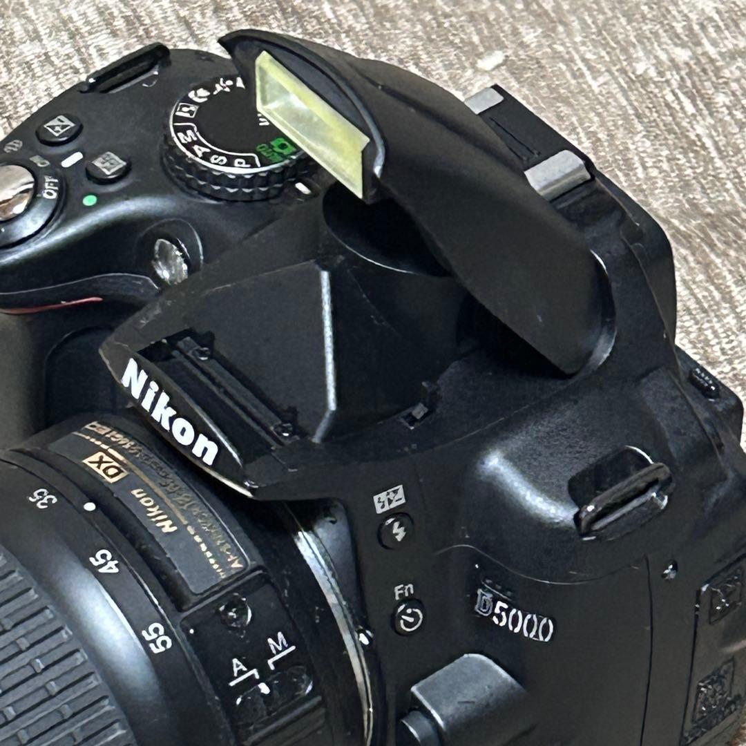 稼働品　ニコン　D5000 レンズキット　付属品付き　35-105mm