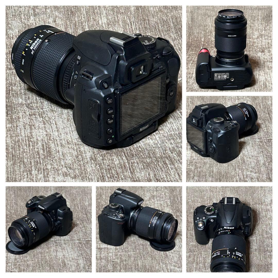 稼働品　ニコン　D5000 レンズキット　付属品付き　35-105mm