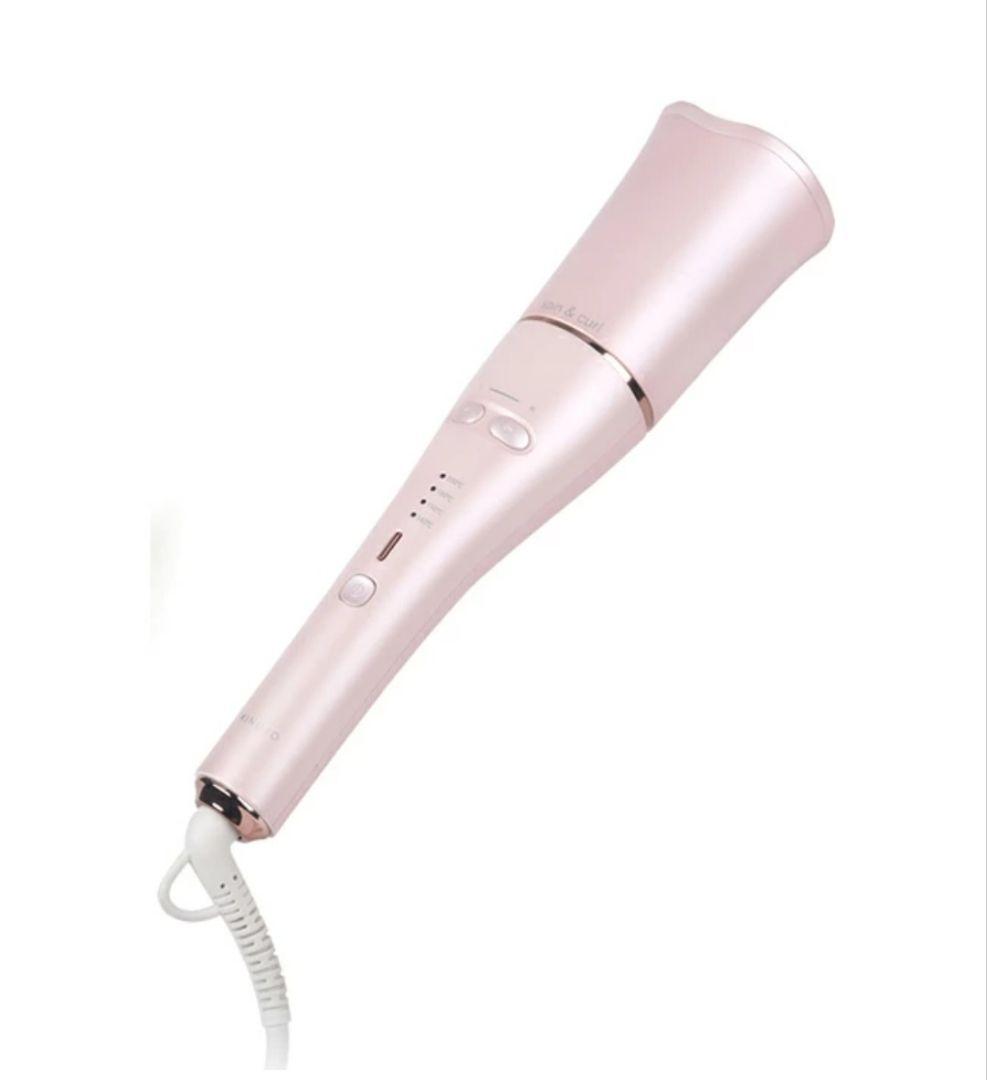 新品未開封 KINUJO キヌジョ オートカールヘアアイロン SC023 ピンク