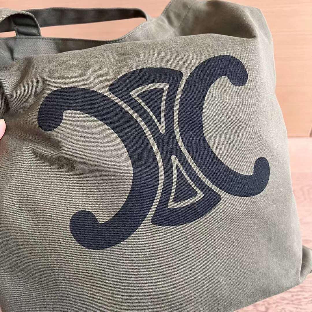 Celine セリーヌ　トリオンフ　トートバッグ　エコバッグ　グリーン　20点