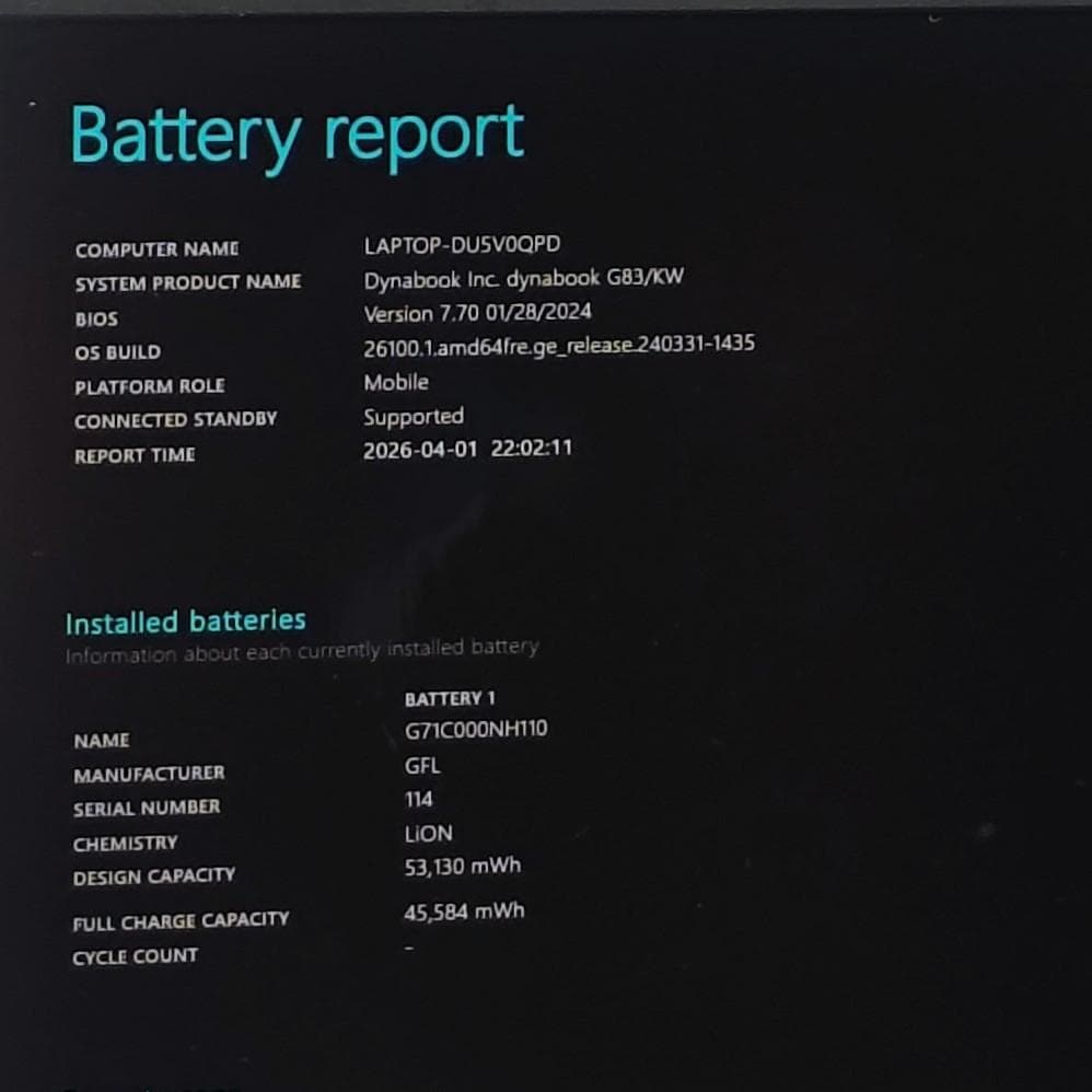 【整備済】新品液晶dynabook G83/KW 16/512GB 第12世代⑱