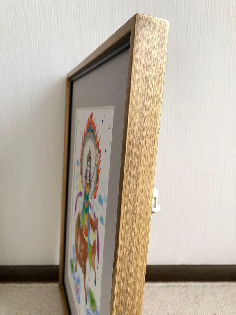 【透明水彩仏画】摩利支天像