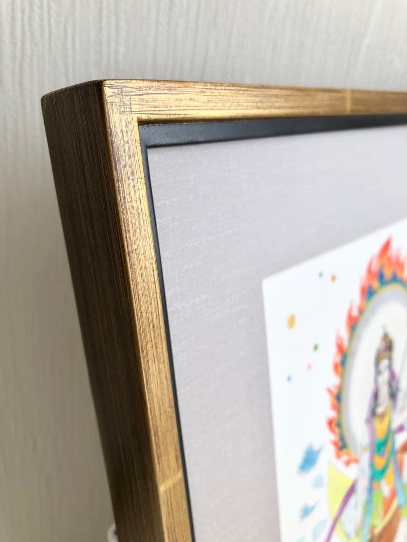 【透明水彩仏画】摩利支天像