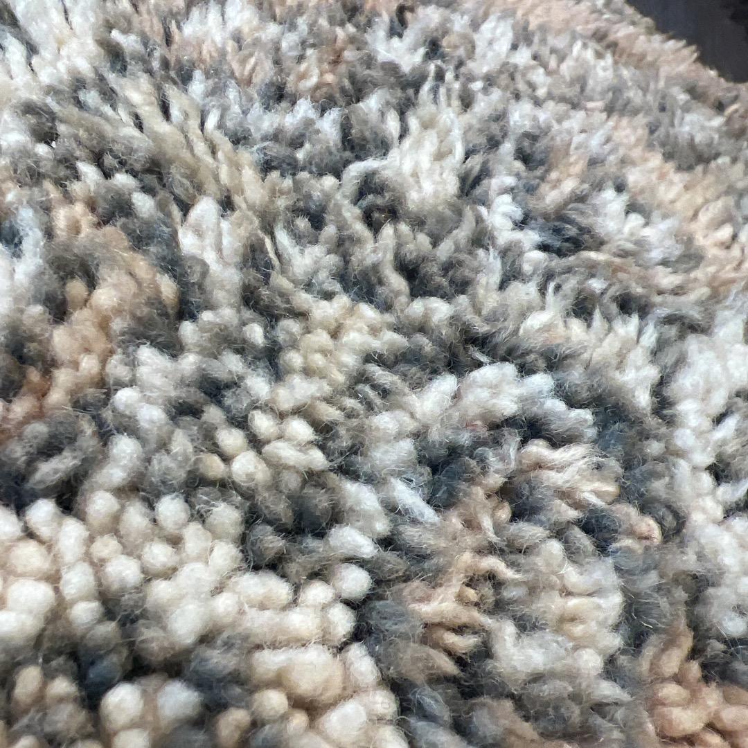 モロッコラグ　プフとクッションの豪華４点セット