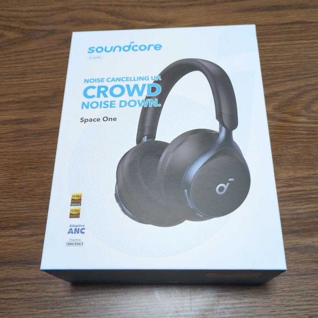ワイヤレスヘッドホン アンカー　soundcore space one