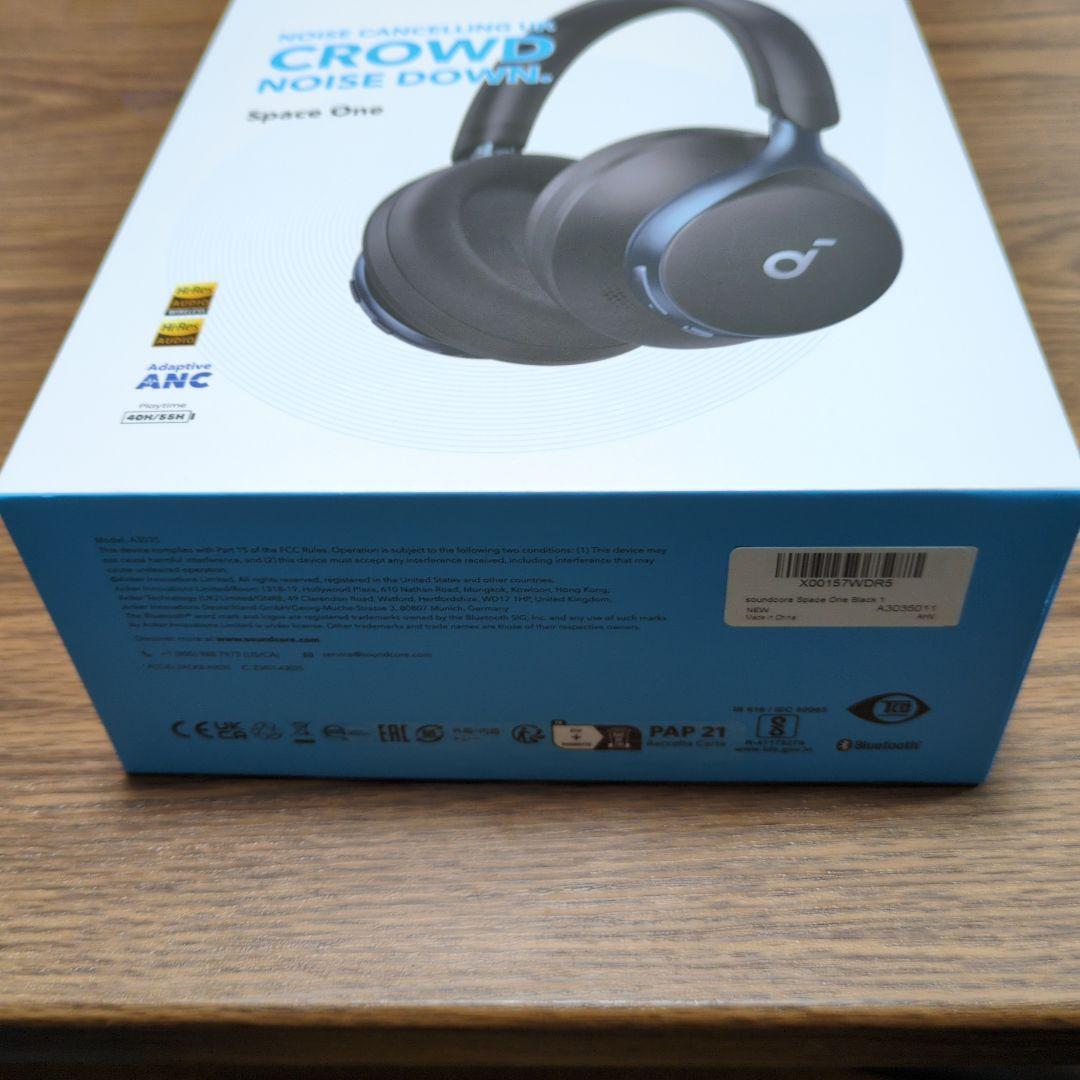 ワイヤレスヘッドホン アンカー　soundcore space one