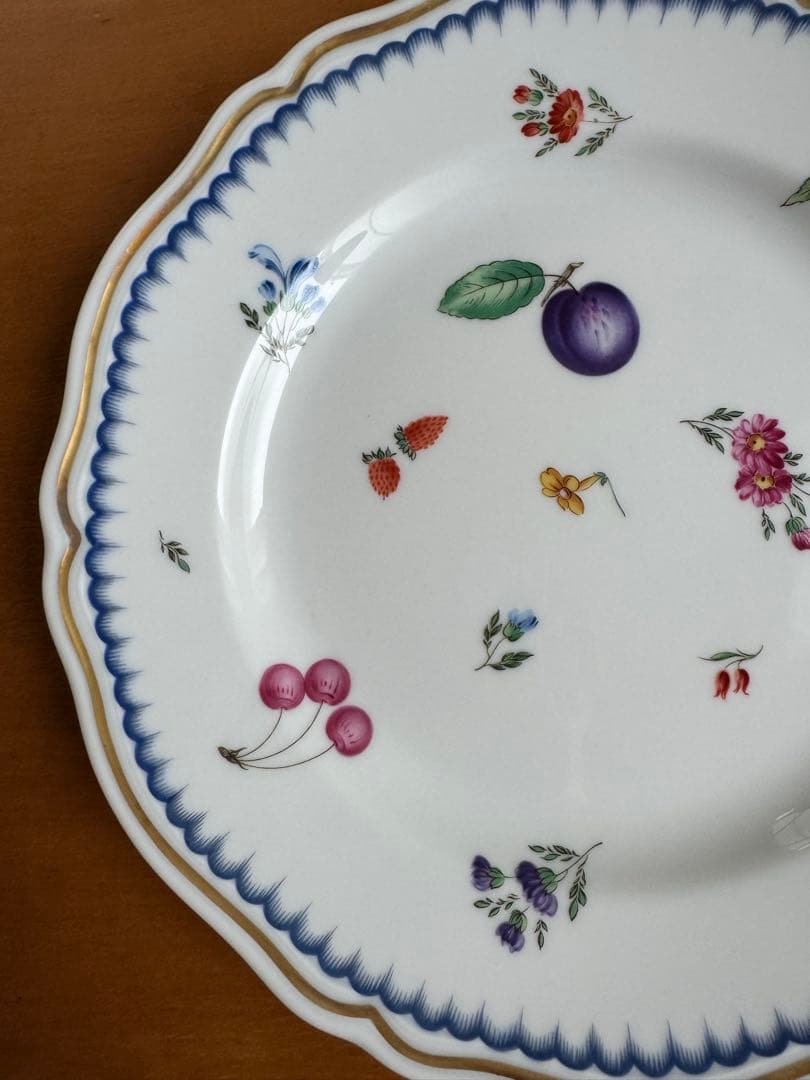 リチャードジノリ　イタリアンフルーツ　プレート24.5㎝　2枚セット