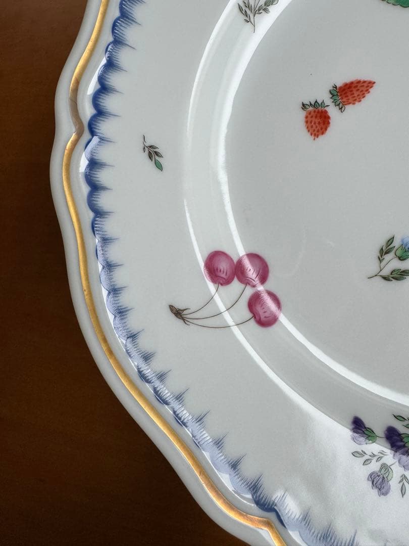 リチャードジノリ　イタリアンフルーツ　プレート24.5㎝　2枚セット