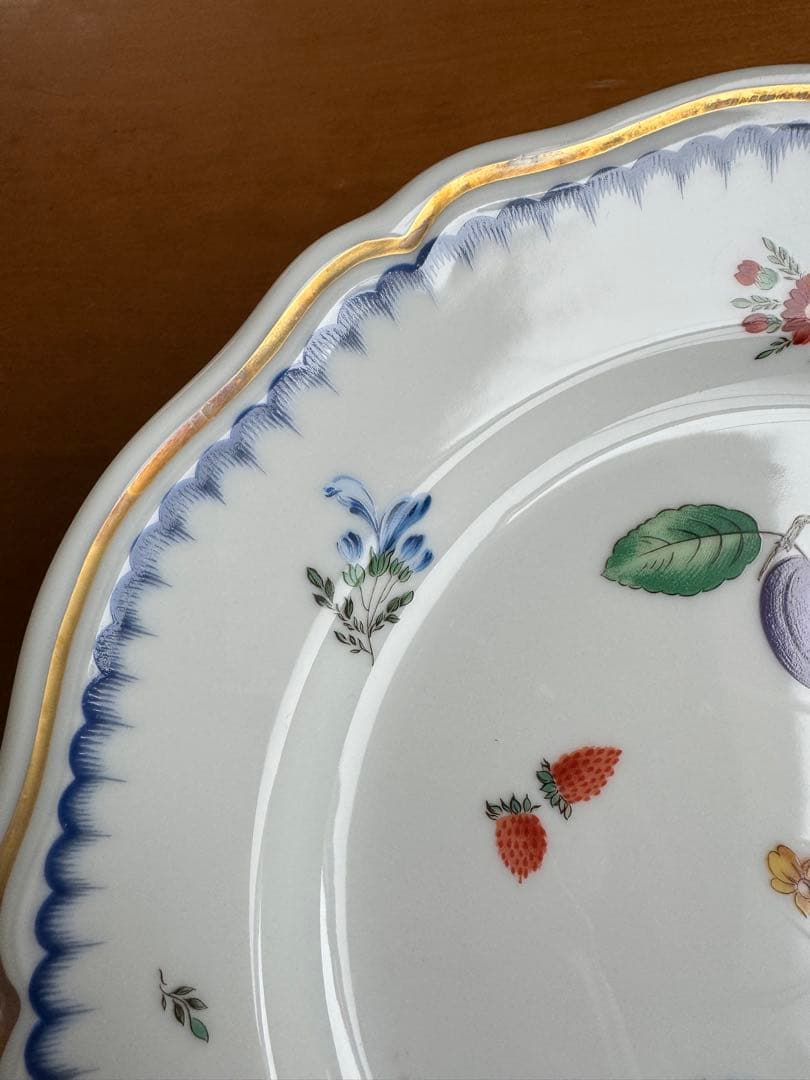 リチャードジノリ　イタリアンフルーツ　プレート24.5㎝　2枚セット