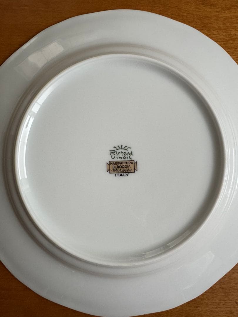 リチャードジノリ　イタリアンフルーツ　プレート24.5㎝　2枚セット