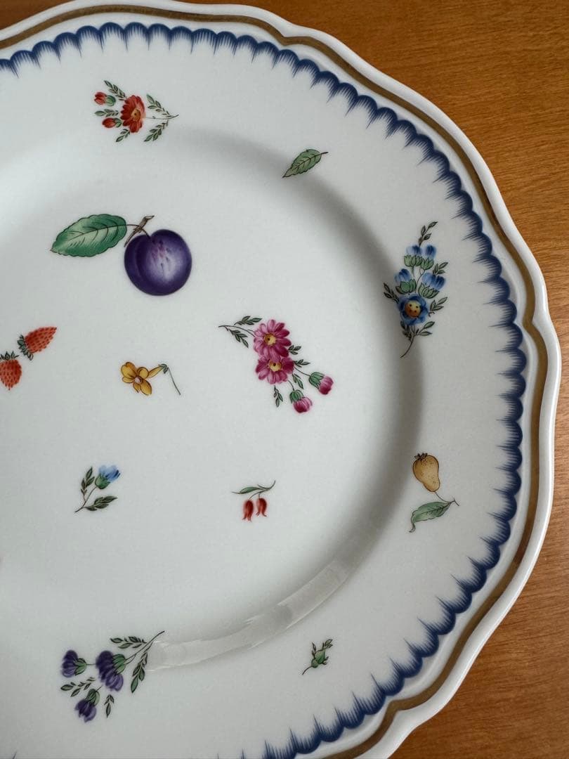 リチャードジノリ　イタリアンフルーツ　プレート24.5㎝　2枚セット