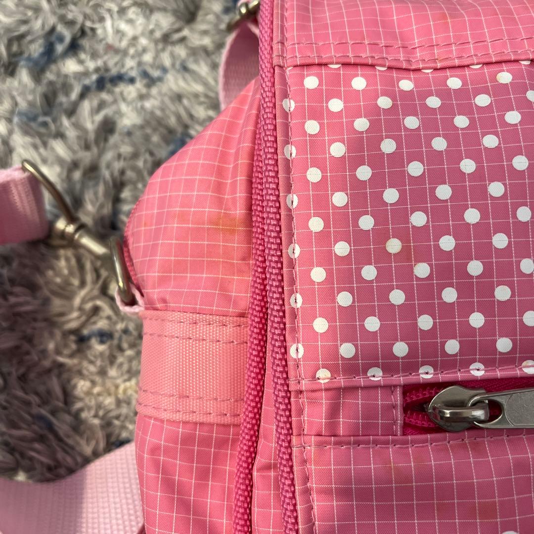 平成レトロ リラックマ 3WAYバッグ リュック ショルダー いちご ピンク