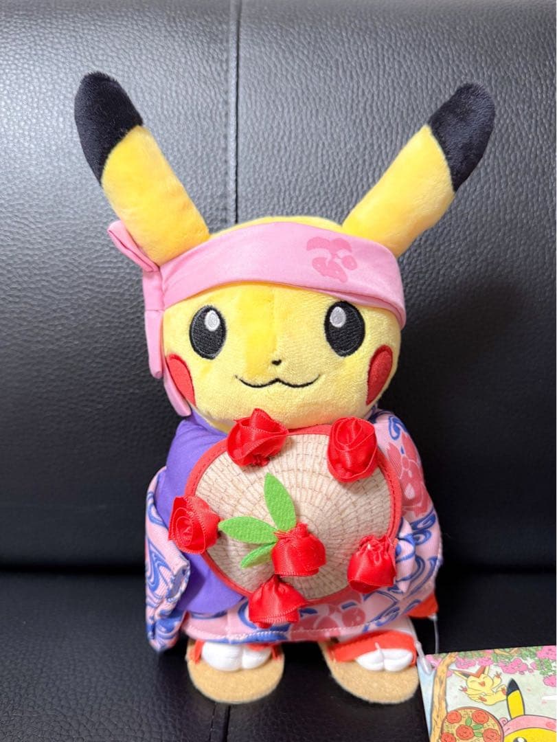 ピカチュウ　ぬいぐるみ　花笠　ねぶた セット