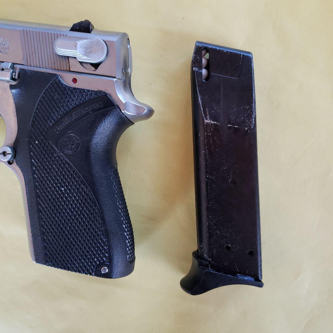 【希少】WA S&W M6906 固定スライドガスガンシルバーモデル