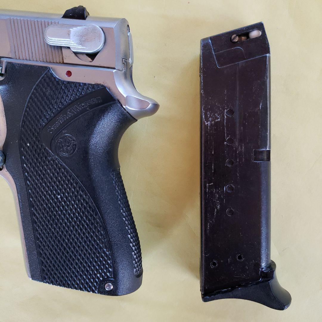 【希少】WA S&W M6906 固定スライドガスガンシルバーモデル