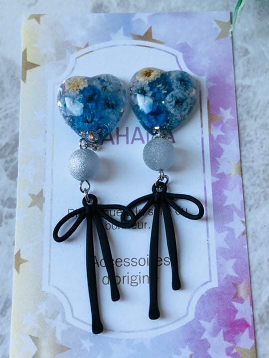 ✩.*˚レイくん専用♡No.978  Blue ピアス イヤリング