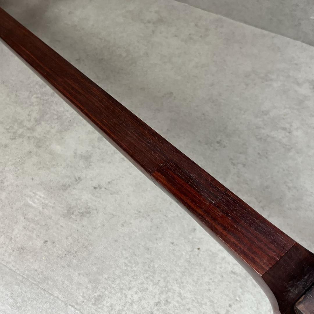 三味線 正寸 中棹 東さわり 1枚溝 丸打ち胴 紅木 紫檀 和楽器 撥 ケース