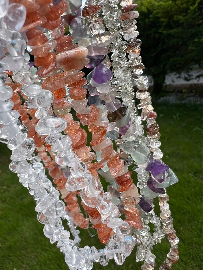 A163 さざれ連材　5種類まとめ売り　パワーストーン