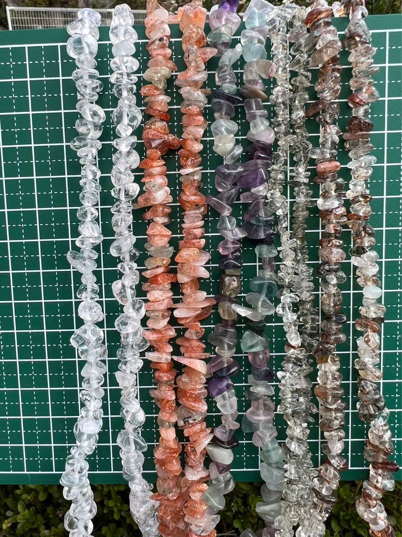 A163 さざれ連材　5種類まとめ売り　パワーストーン