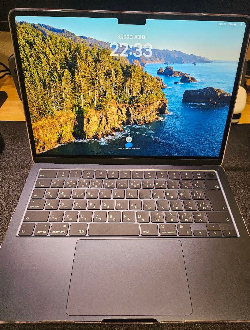 【大特価】美品 Macbook Air M3 メモリ16GB クリアケース付き