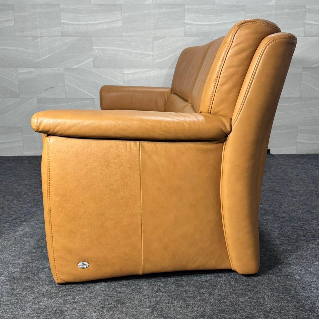 himolla ヒモラ ソファ 3人掛け ベルク 総本革 レザー d4945