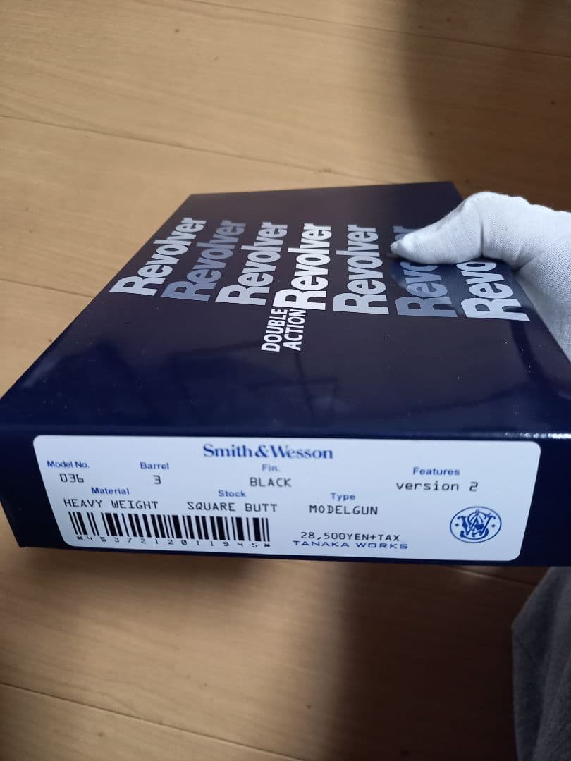 新美☆　タナカ　M36 3インチ　スクエアバット　モデルガン　HW