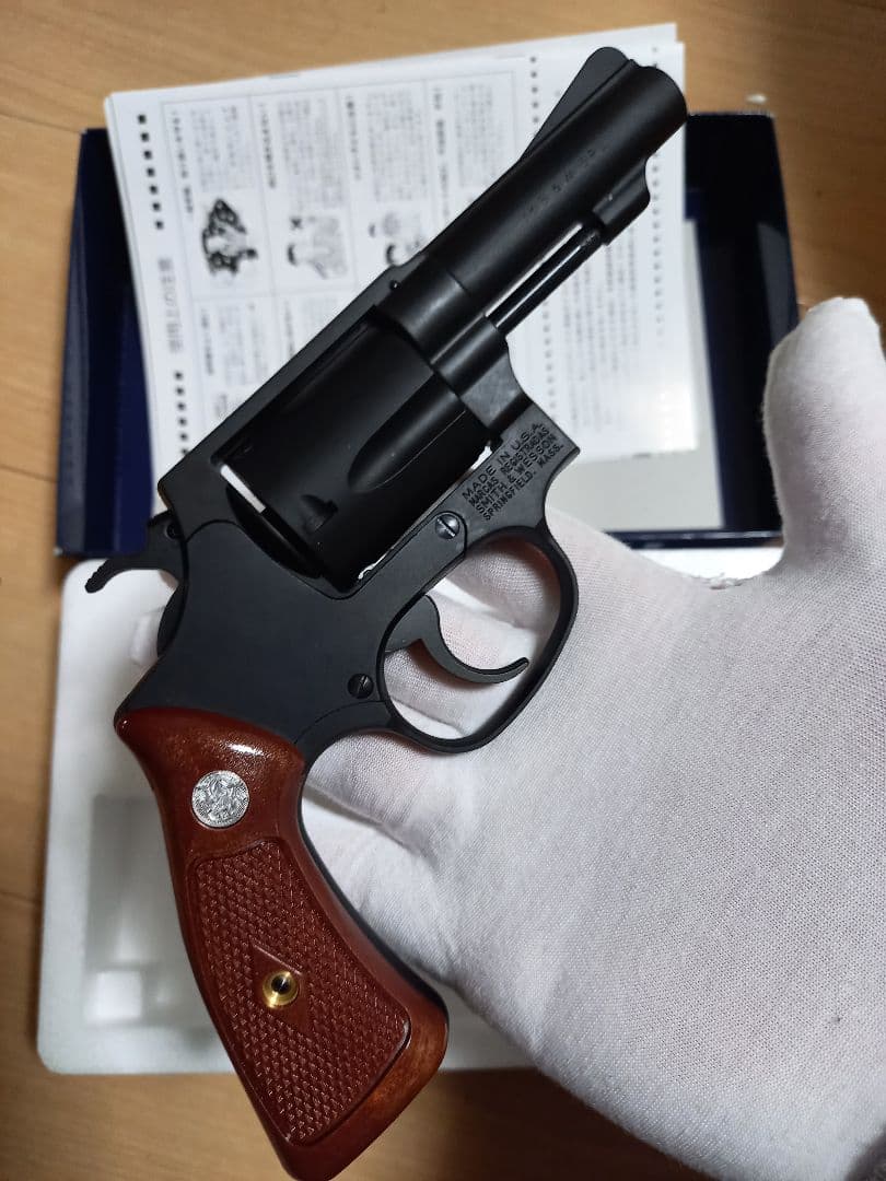 新美☆　タナカ　M36 3インチ　スクエアバット　モデルガン　HW
