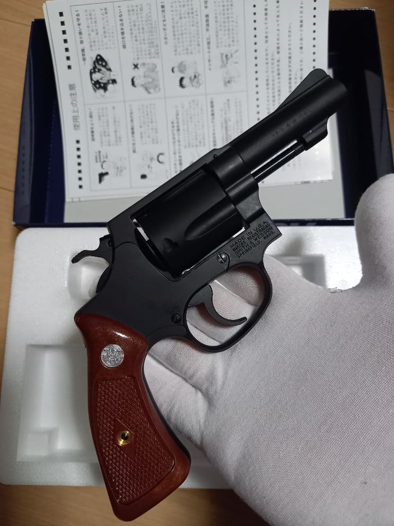 新美☆　タナカ　M36 3インチ　スクエアバット　モデルガン　HW