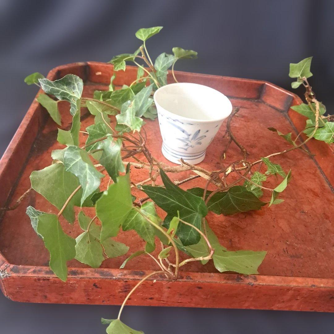 「400年前のロマン！ 初期伊万里 蕎麦ちょこ」 染付猪口(直径8cm) 骨董ア