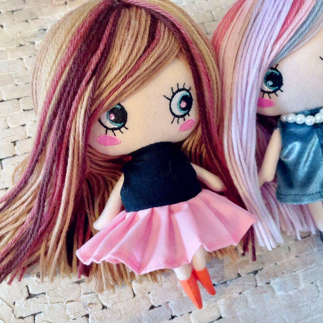 ✧イーマリーちゃんサイズ✧ハッピードール✧フルウィッグ✧2つセット✧