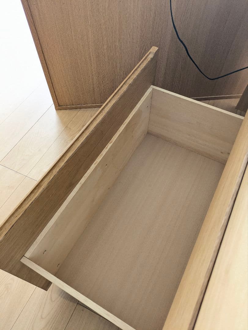 無印良品 木製カップボード・幅120cm・オーク材