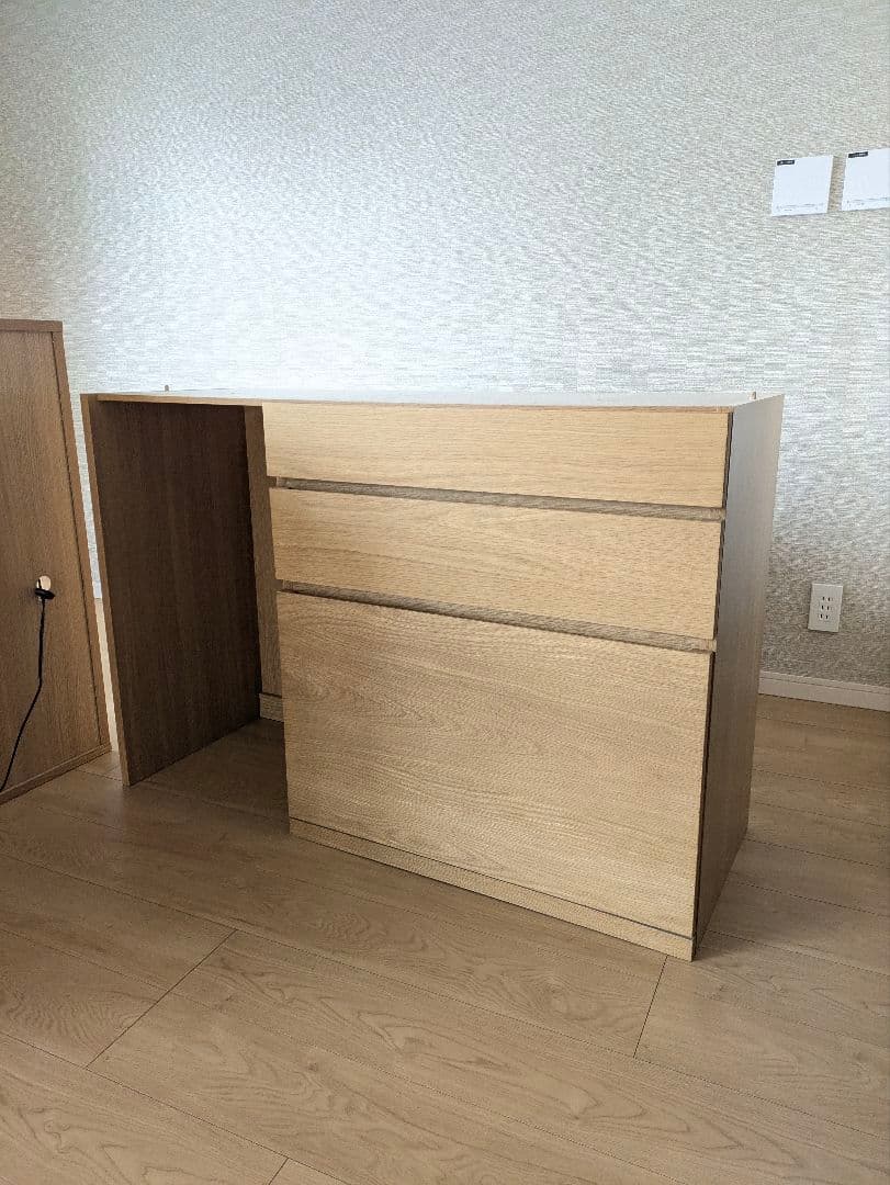 無印良品 木製カップボード・幅120cm・オーク材