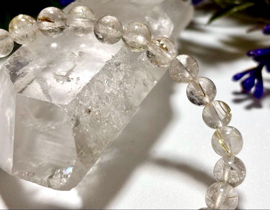 感謝特価　究極品質　超希少幻の銘石　幻の山梨乙女鉱山産ゴールドルチルクォーツ