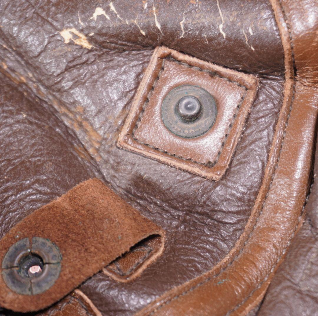 個人装備 WW2 USAAF B-6 WINTER LEATHER FLIGHT CAP