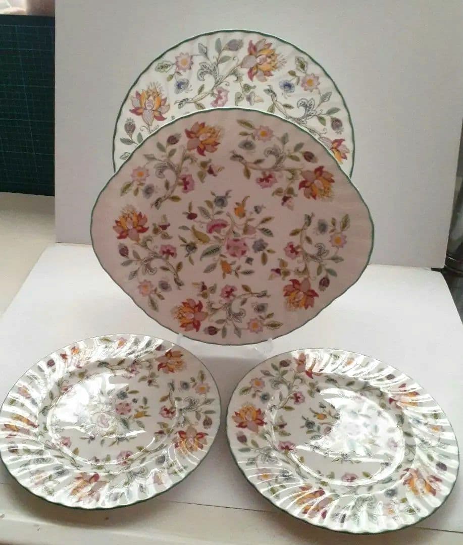 ミントン 皿　ハドンホール セット4点