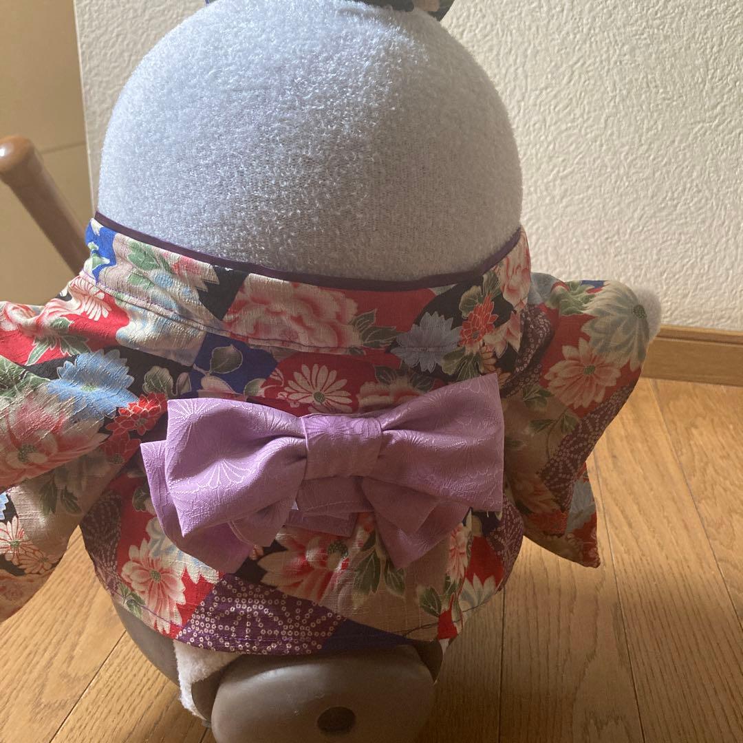 うにちゃん　ラボット服　lovot オーダー着物一式　リボン付き
