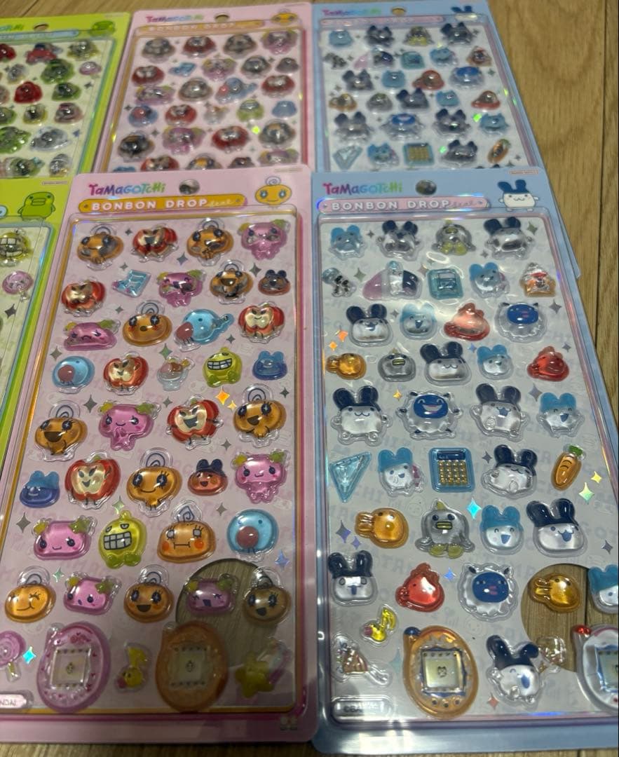 ボンボンドロップシール たまごっち 4種各2枚 正規品