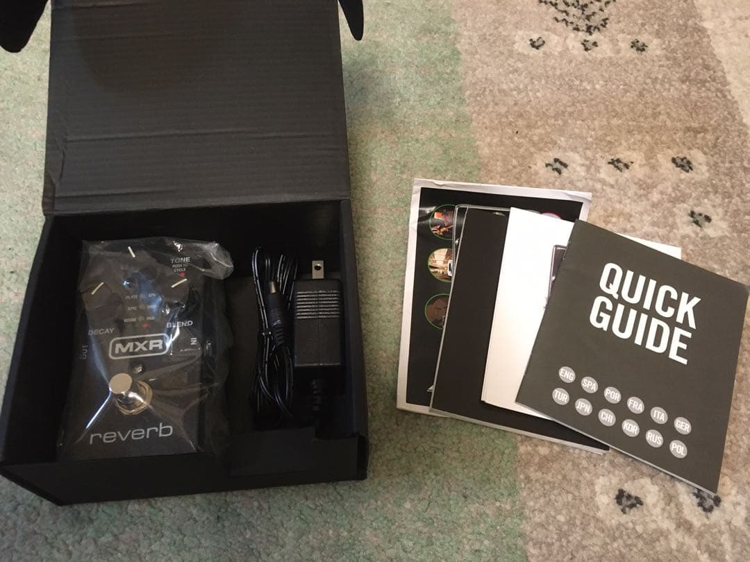 MXR M300 reverb リバーブ ペダル ほぼ未使用 アダプター付