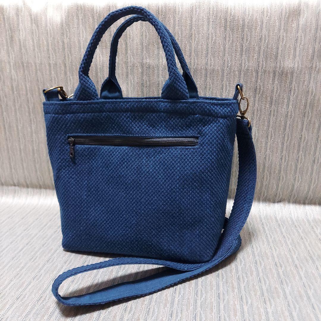 剣道着のトートバック(簡易蓋、ショルダー紐付きの場合)