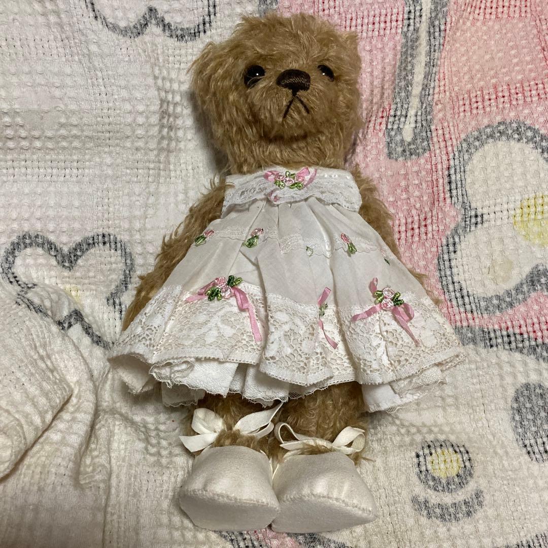 テディベア作家　国内作家　作家名不明　テディベア　中古品　ドレスアップ②