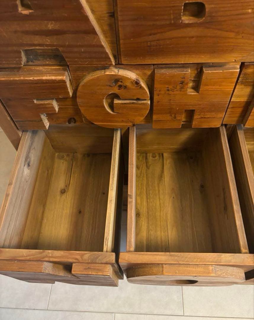 くりぼうさん専用　　ABCチェスト　アルファベット　キャビネット