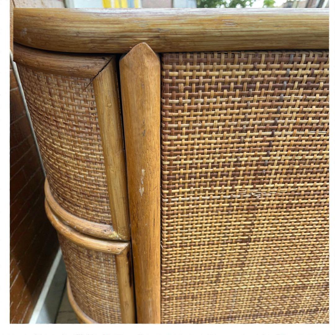 ラタン（籐）チェスト 5段収納 ナチュラルカラー