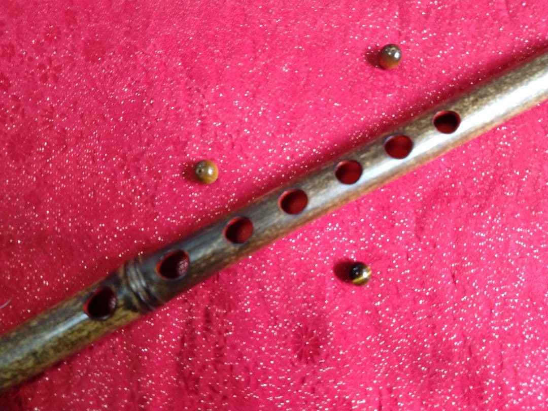 76 吹きやすさ抜群　和笛 眞笛 竹笛 古典調七穴七本調子 根岸篠笛工房