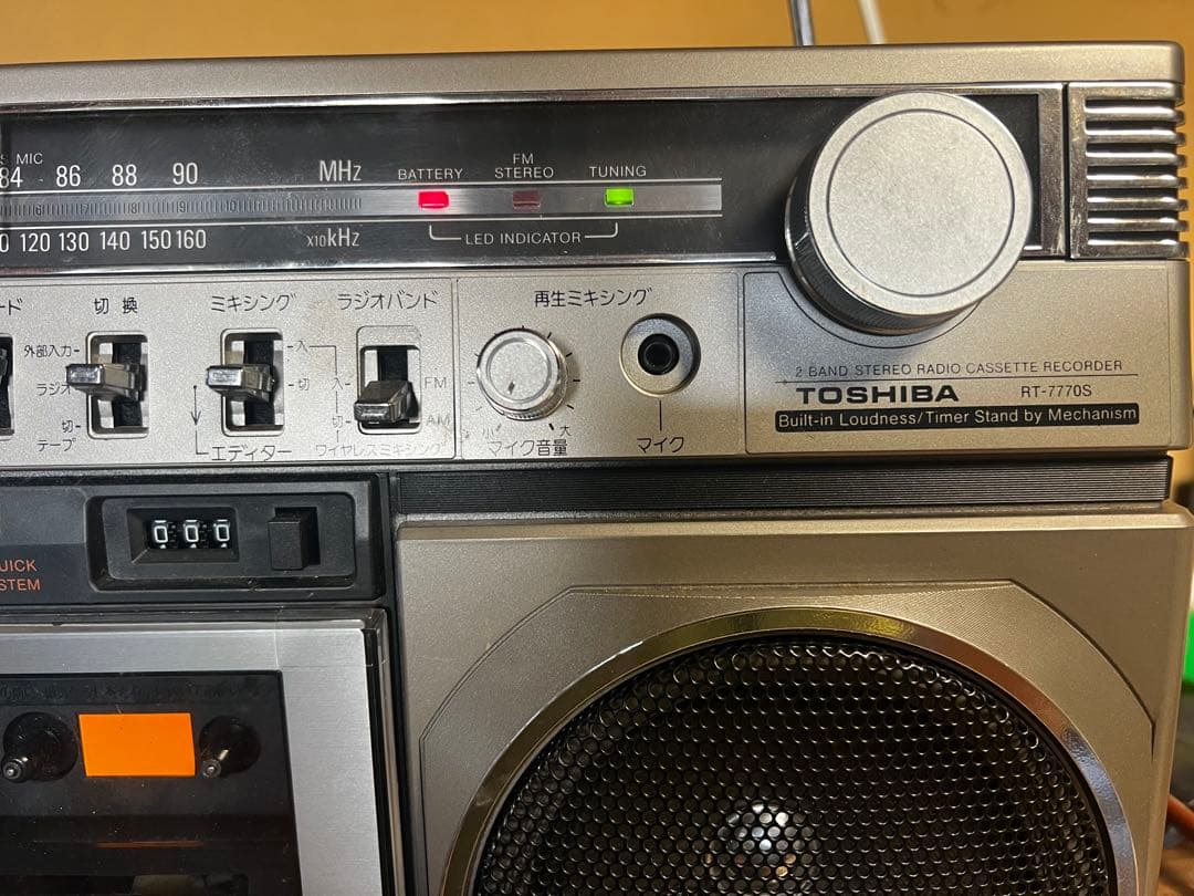 ラジカセ　東芝　RT-7770S ジャンク