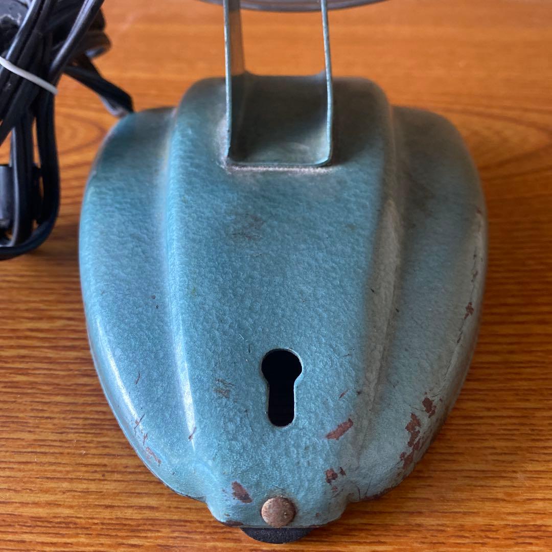 50年代、ZERO モデル 1250R 卓上扇風機 グリーン色アンティーク