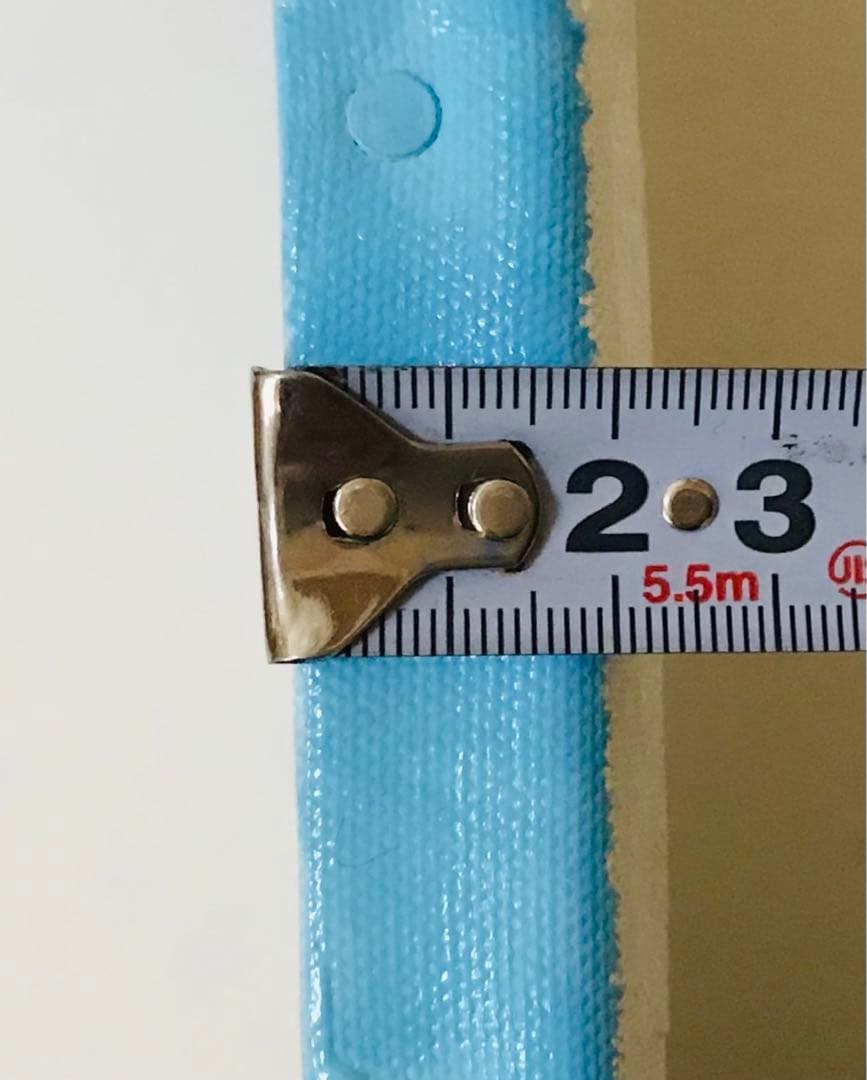 【原画】真夏の青空とリンゴ　アクリル画　F6キャンバス　ハンドメイド　一点物